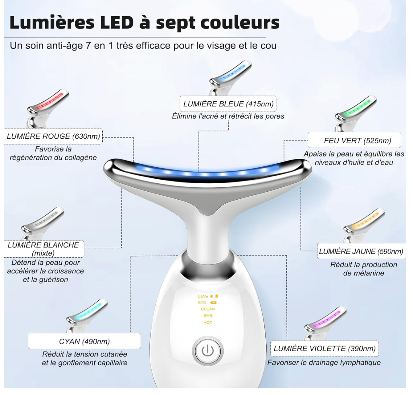 Appareil Lifting Visage™ – Sculpte, Raffermit & Lisse la Peau Instantanément