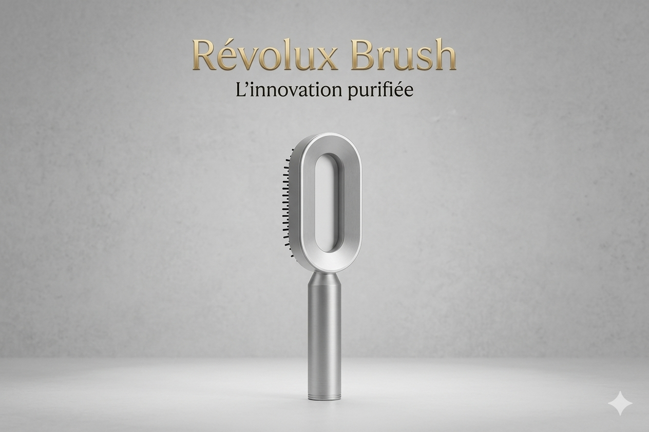 Brosse Auto-Nettoyante Pro™ | Cheveux Propres en 1 Seconde