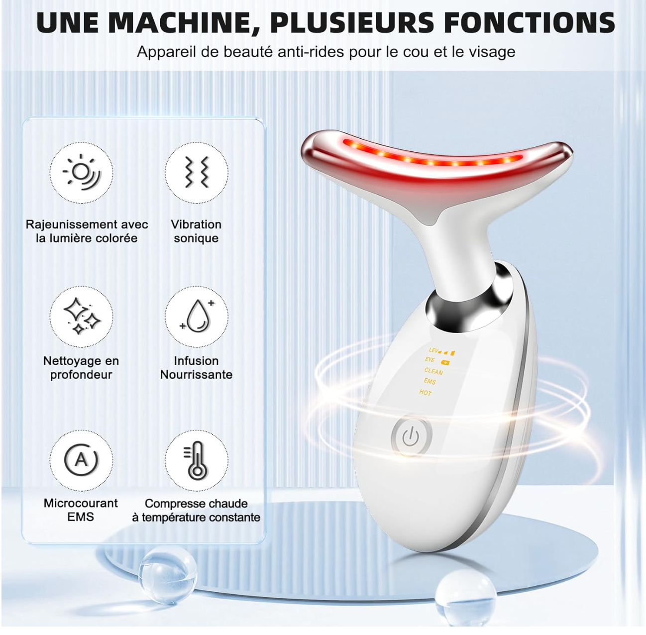 Appareil Lifting Visage™ – Sculpte, Raffermit & Lisse la Peau Instantanément